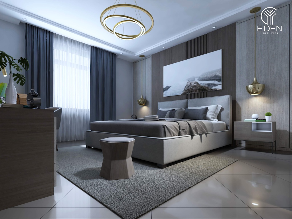 Mẫu thiết kế nội thất phòng ngủ mang xu hướng hiện đại