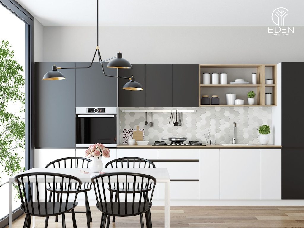 Mẫu thiết kế phòng bếp trong phong cách Scandinavian