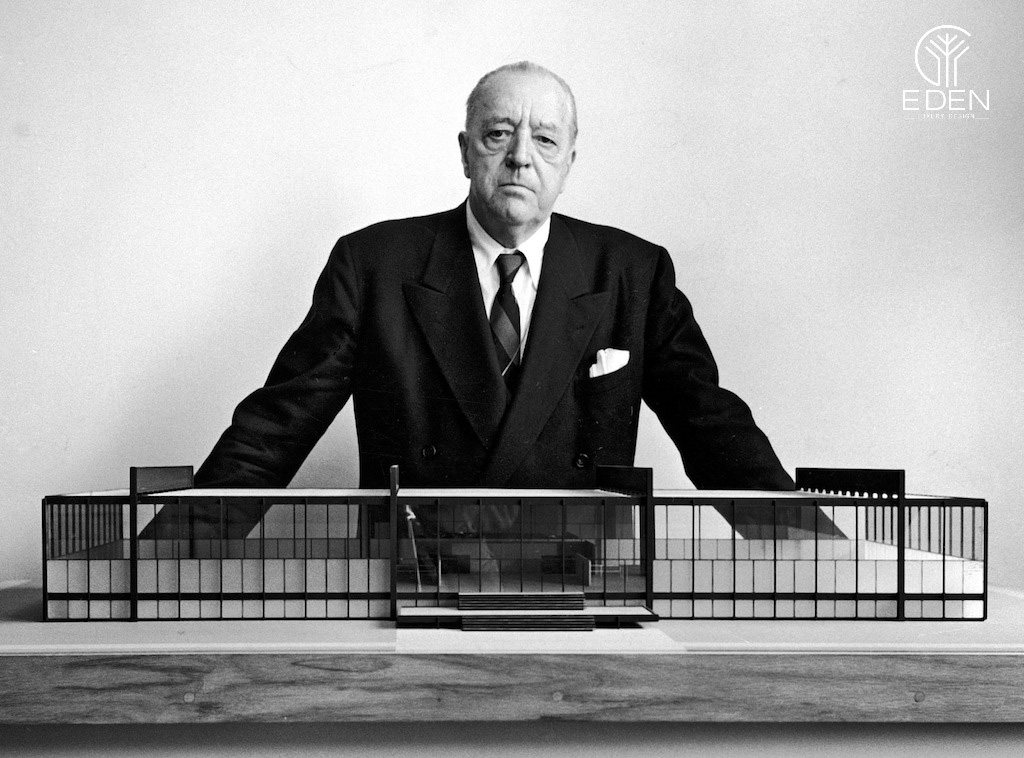 Ludwig Mies van der Rohe chính là cha đẻ của phong cách kiến trúc tối giản ngày nay