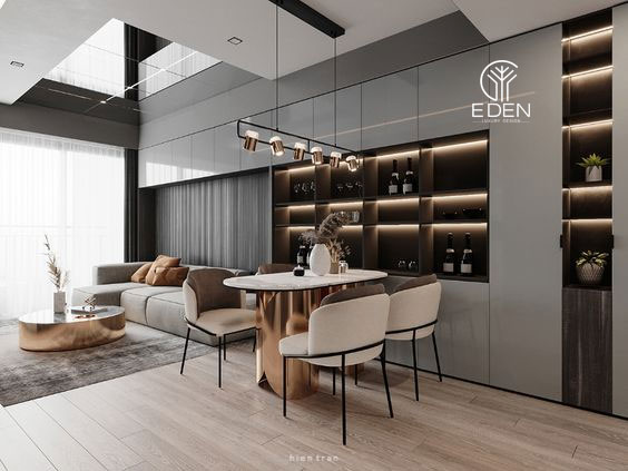 Thiết kế nội thất theo phong cách Taiwan mẫu 2