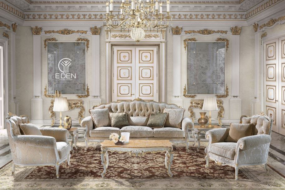 Thiết kế nội thất phong cách Baroque mẫu 1