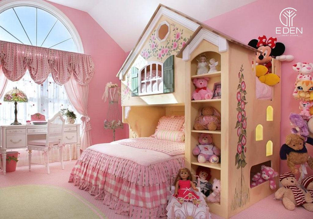 Thiết kế phòng ngủ mộng mơ cho bé gái