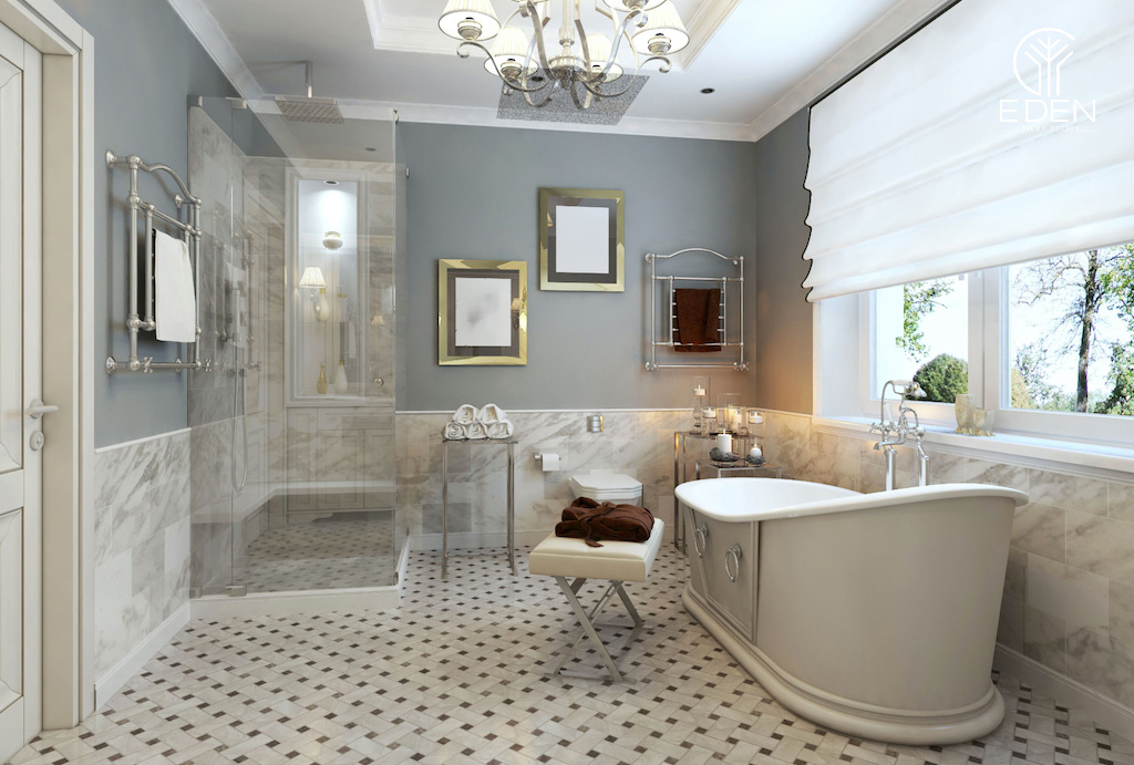 Phòng tắm mang phong cách cổ điển