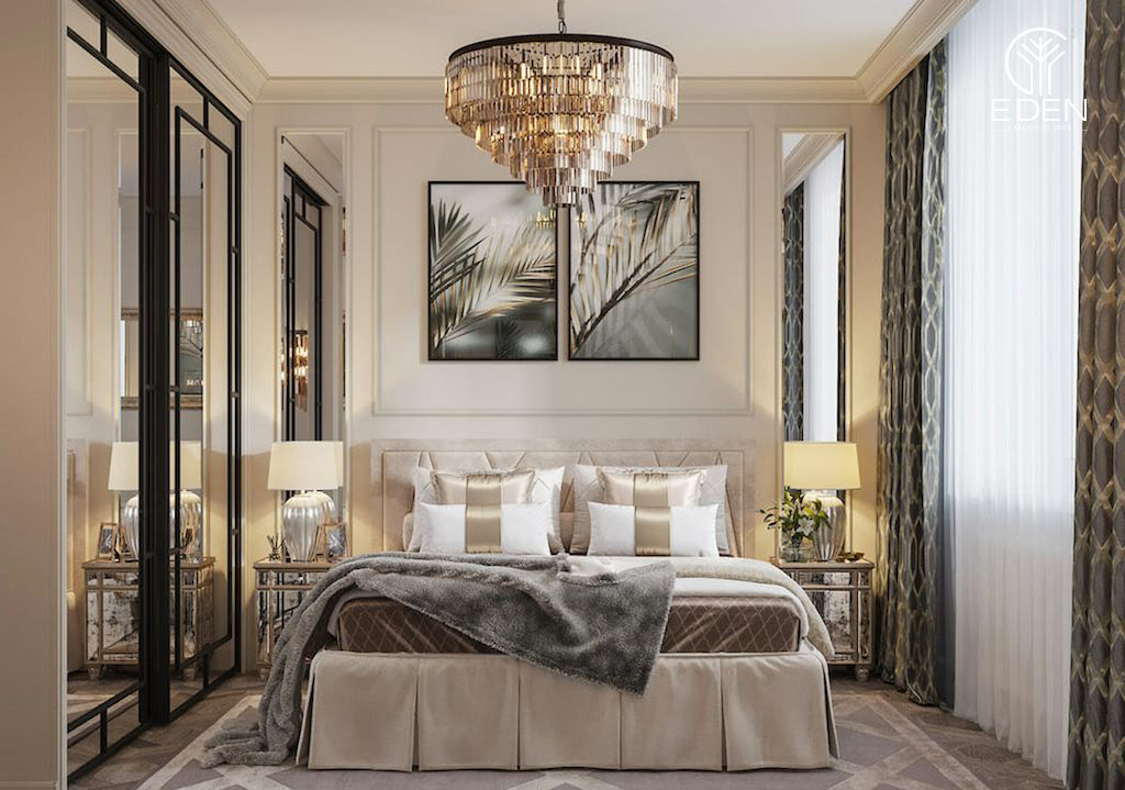 Mẫu thiết kế nội thất phòng ngủ độc đáo với phong cách Luxury