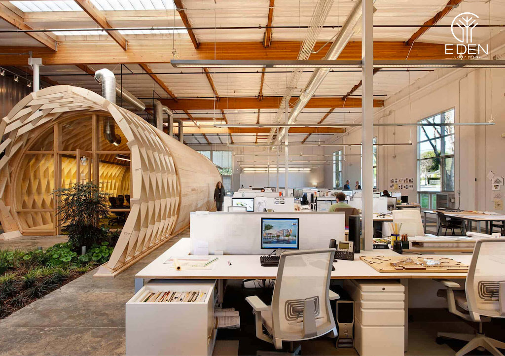 Yếu tố thương hiệu doanh nghiệp góp phần tạo ra phong cách riêng khi thiết kế nội thất văn phòng