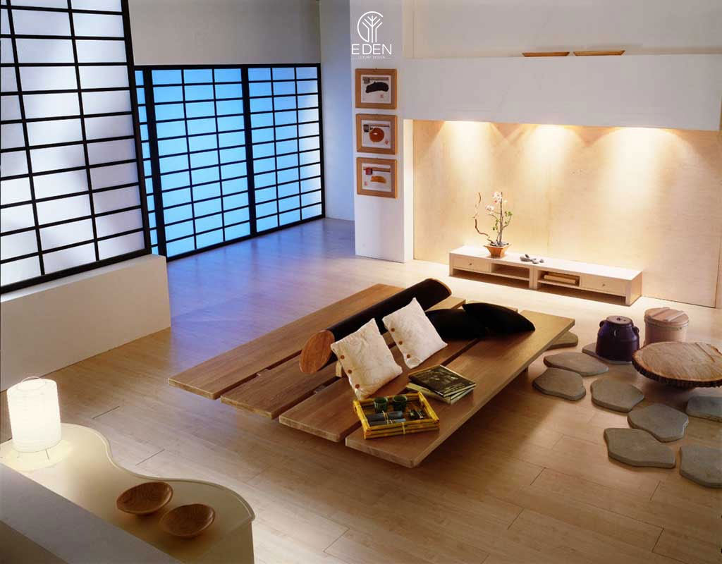 Phong cách kiến trúc nội thất Zen mẫu 1