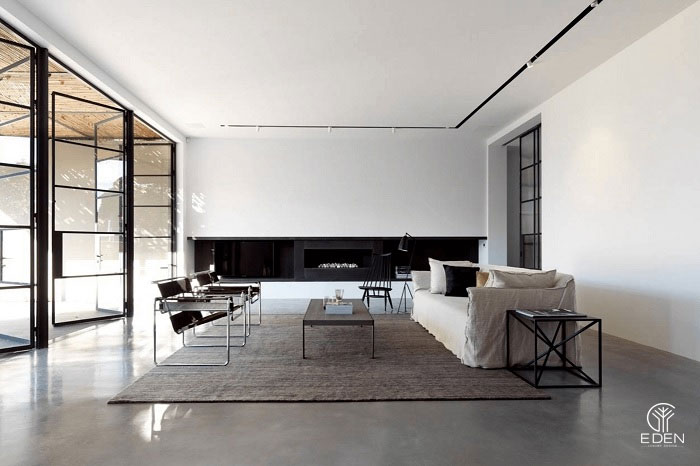 Phong cách thiết kế nội thất – Phong cách tối giản Minimalist mẫu 1