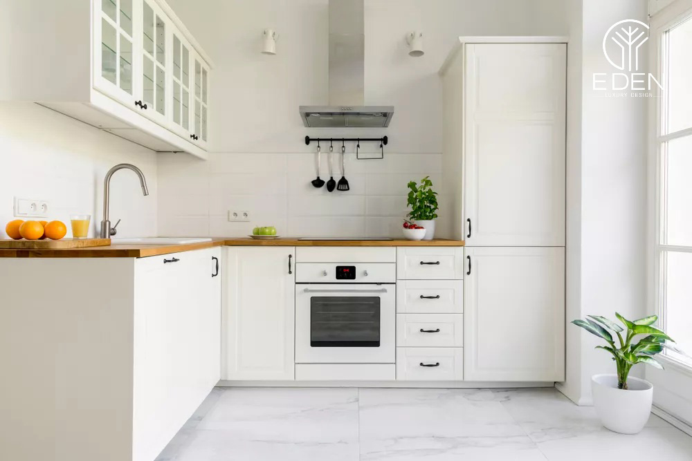 Tùy vào cấu trúc và diện tích của căn hộ chung cư mà thiết kế phòng bếp sẽ được căn chỉnh sao cho phù hợp và thẩm mỹ