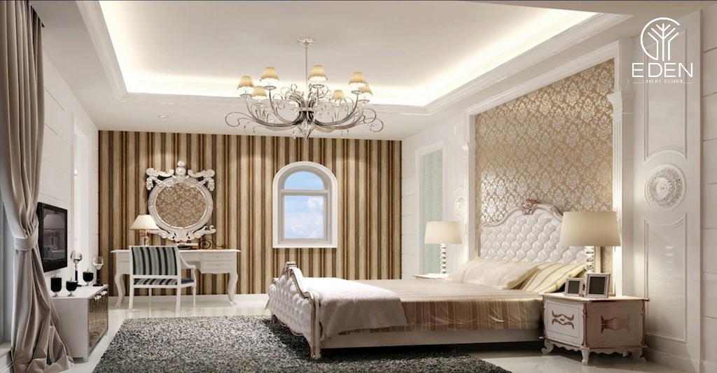 Phòng ngủ thiết kế theo phong cách châu Âu