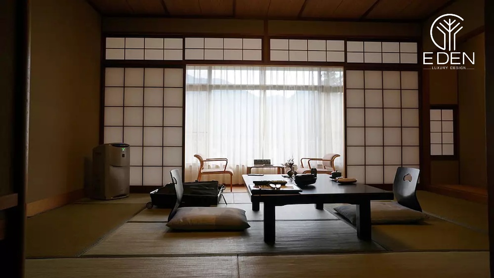 Để ý đến màu sắc của nội thất là điều hết sức cần thiết đối với phòng khách kiểu Nhật?