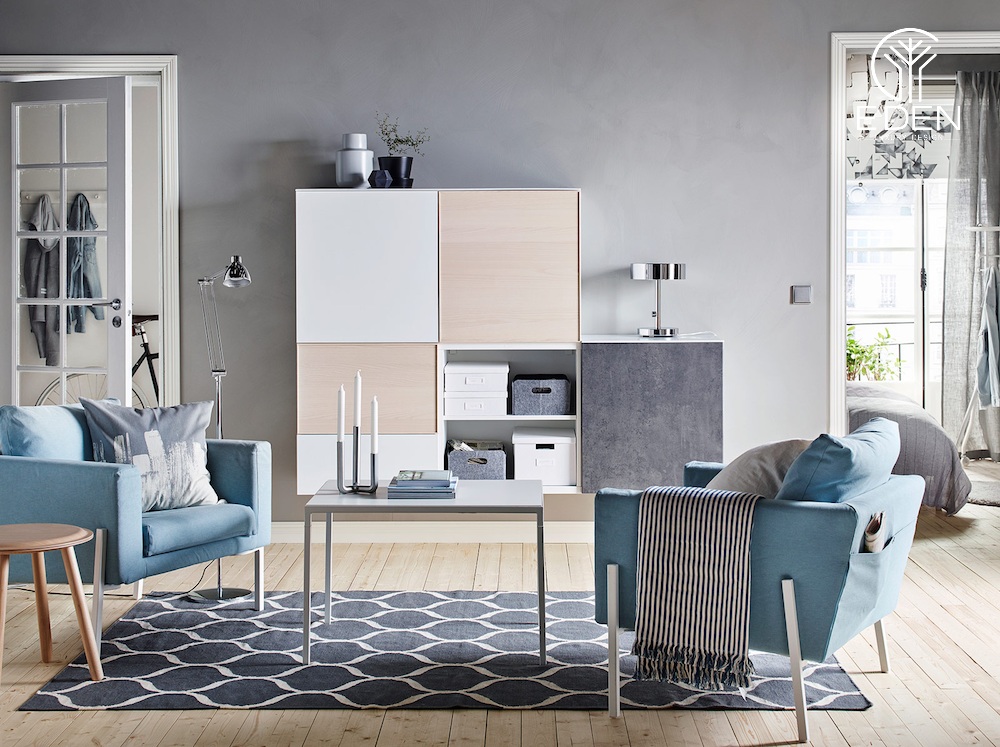 Hãy biết sắp xếp nội thất gọn gàng và hợp lý trong không gian phòng khách phong cách tối giản