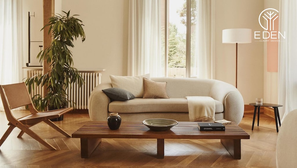 Sofa nhỏ có thiết kế đơn giản nhưng vô cùng ấm áp