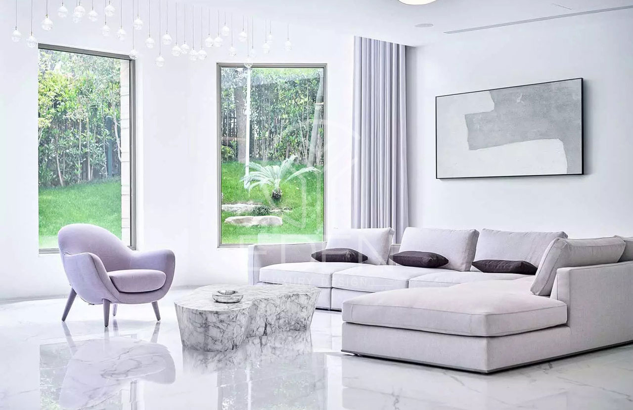 30+ mẫu thiết kế phòng khách tối giản đẹp và hiện đại
