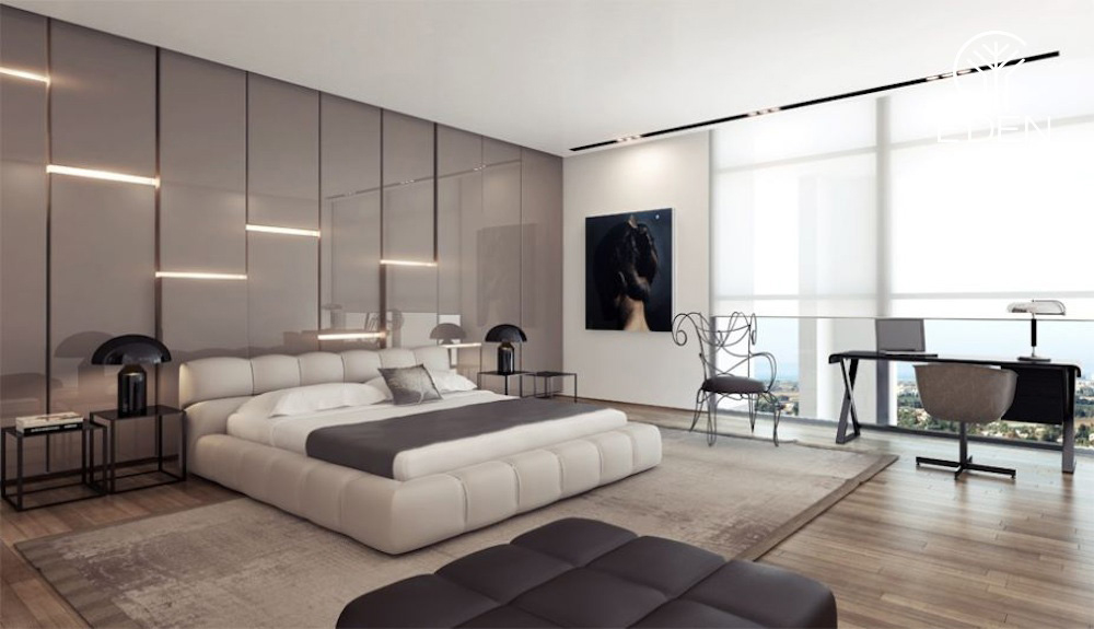 Thiết kế nội thất cho phòng ngủ master sang trọng thu hút mọi ánh nhìn