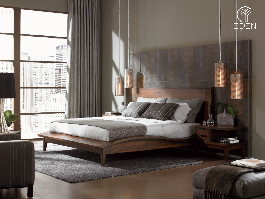 Thiết kế mẫu phòng ngủ từ gỗ tạo cảm giác ấm áp