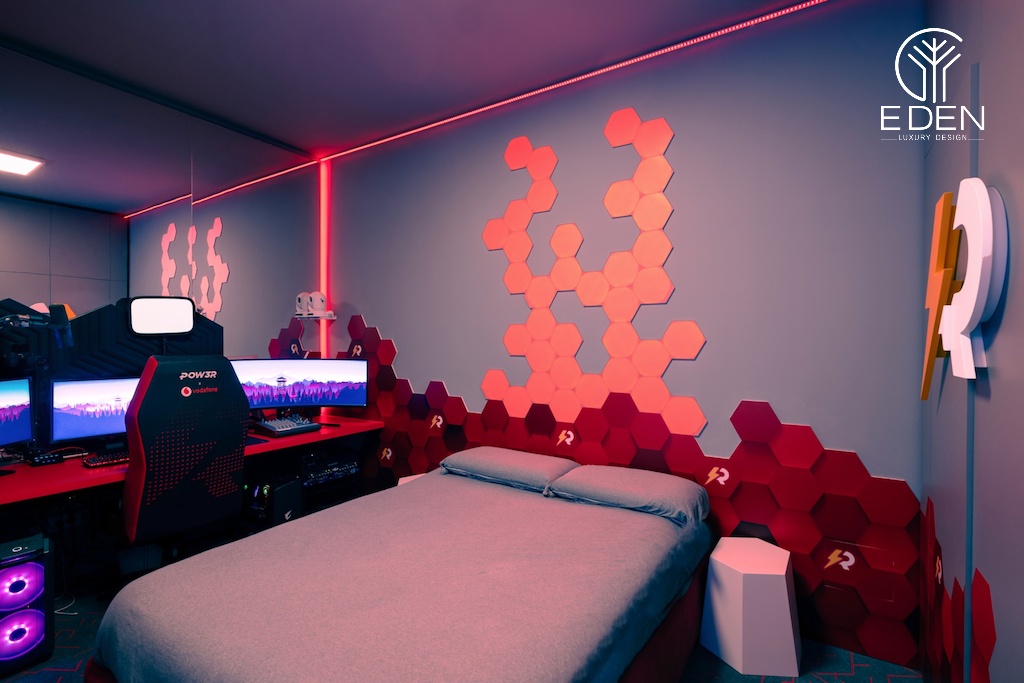 Nội thất phòng ngủ gaming trang trí theo sở thích cũng cần phải được hài hòa về tổng thể