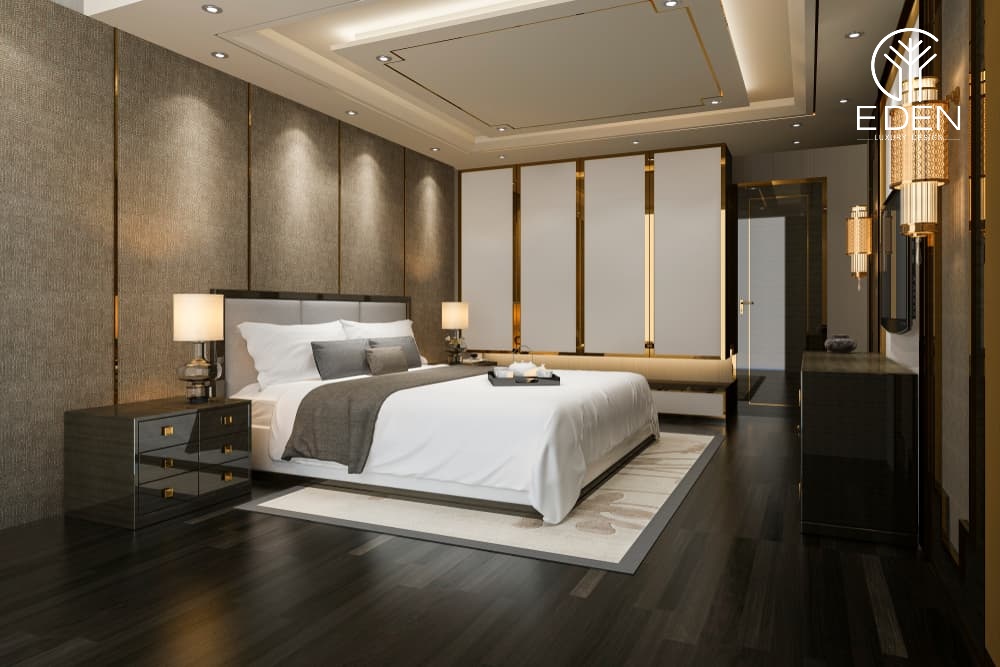 Phòng ngủ Luxury sử dụng màu Walnut ngày nay