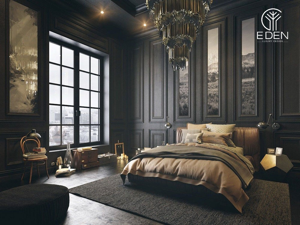 Sử dụng màu be cho giường ngủ của không gian Luxury