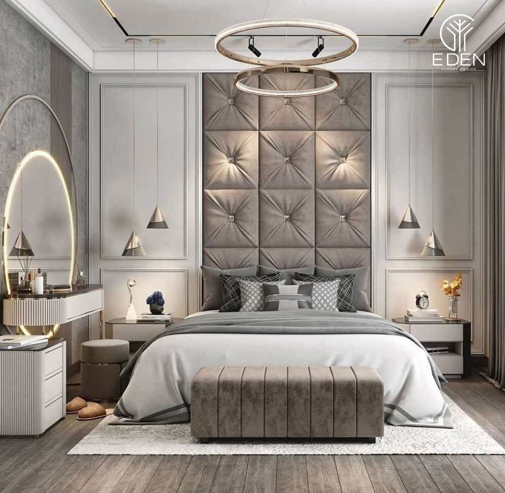 Sử dụng vật liệu acrylic trong thiết kế phòng ngủ Luxury