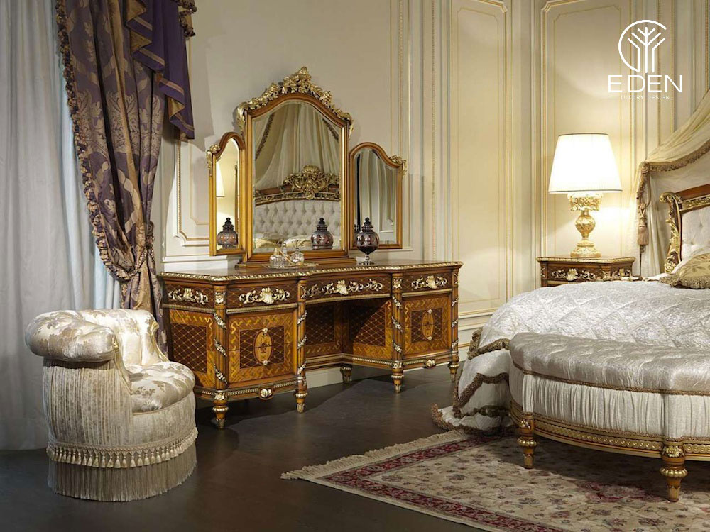 Phòng ngủ Luxury sử dụng màu Walnut ngày xưa
