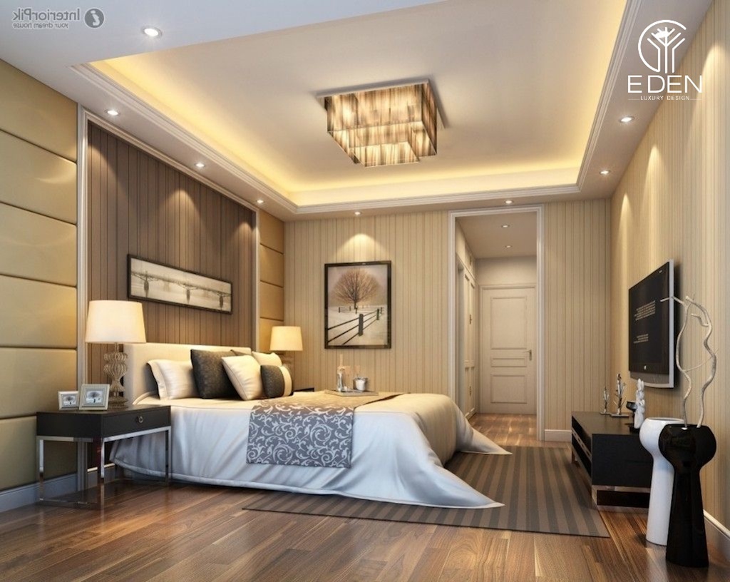 Thiết kế nội thất theo phong cách Luxury mang lại vẻ đẹp sang trọng cho phòng ngủ