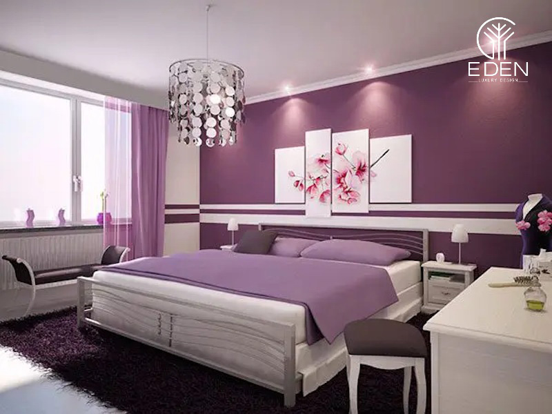 Tổng hợp với hơn 100 phòng ngủ màu tím đơn giản tuyệt vời nhất   thdonghoadian