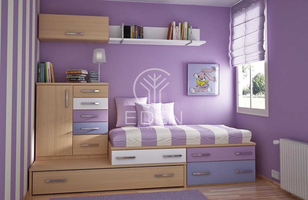 Xem ngay 30 Mẫu phòng ngủ màu tím phù hợp với mọi lứa tuổi