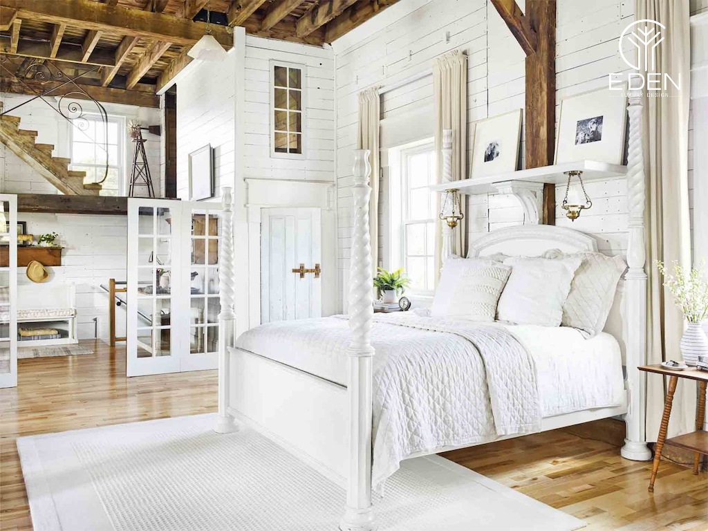 Phòng ngủ lấy tone trắng làm màu chủ đạo nên chọn phong cách nào?