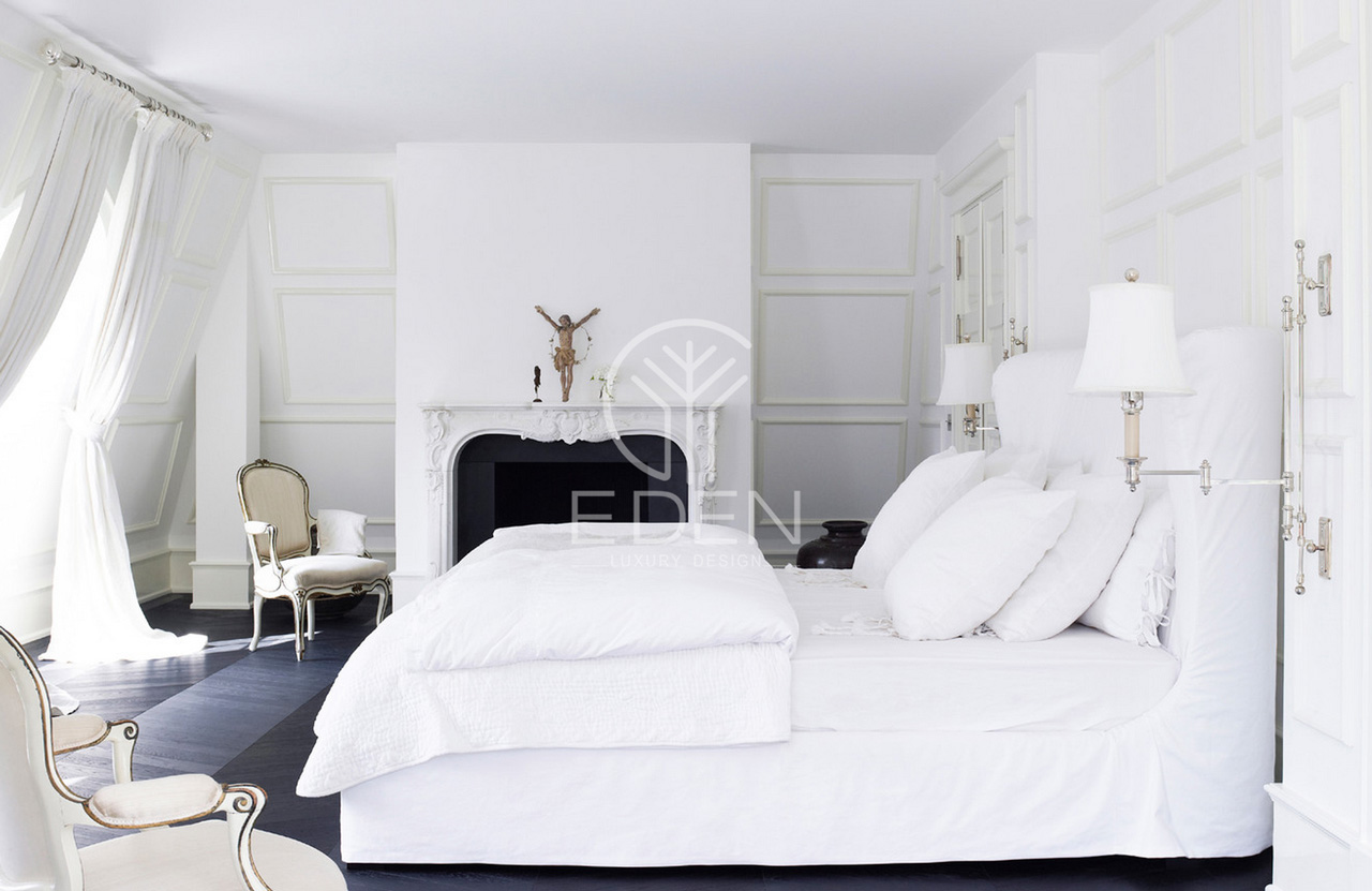 15+ mẫu phòng ngủ màu trắng với ý tưởng thiết kế nội thất ấn tượng