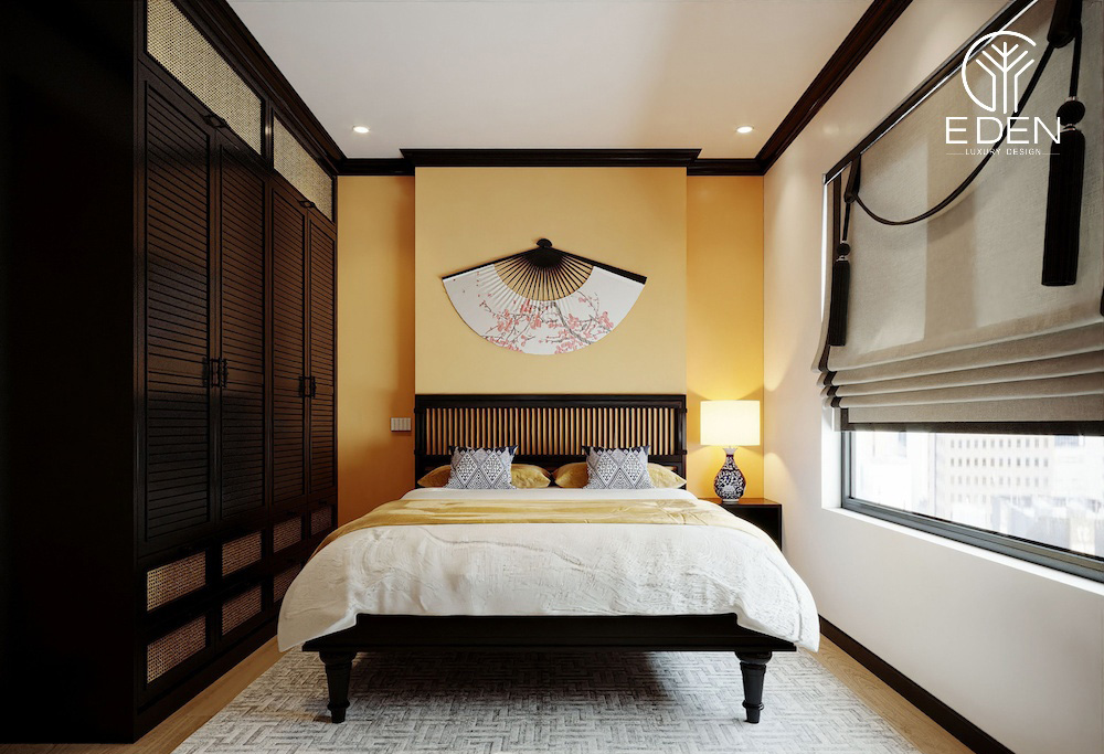 Tông màu vàng đầy may mắn dành cho người mệnh Thổ khi trang trí phòng ngủ