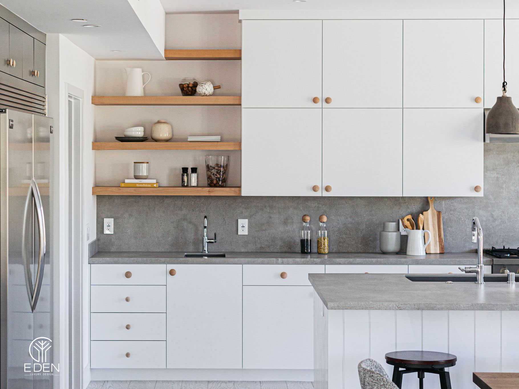 Phong cách nội thất nhà bếp đơn giản