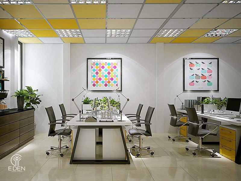 Thi công nội thất văn phòng gắn liền với hình ảnh và tổng thể của công ty