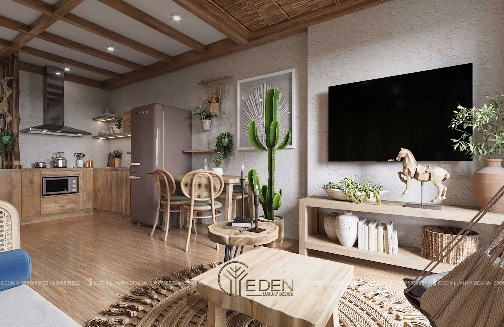 Thiết kế nội thất căn hộ Studio chung cư Vinsmart City Tây Mỗ – chị Phương