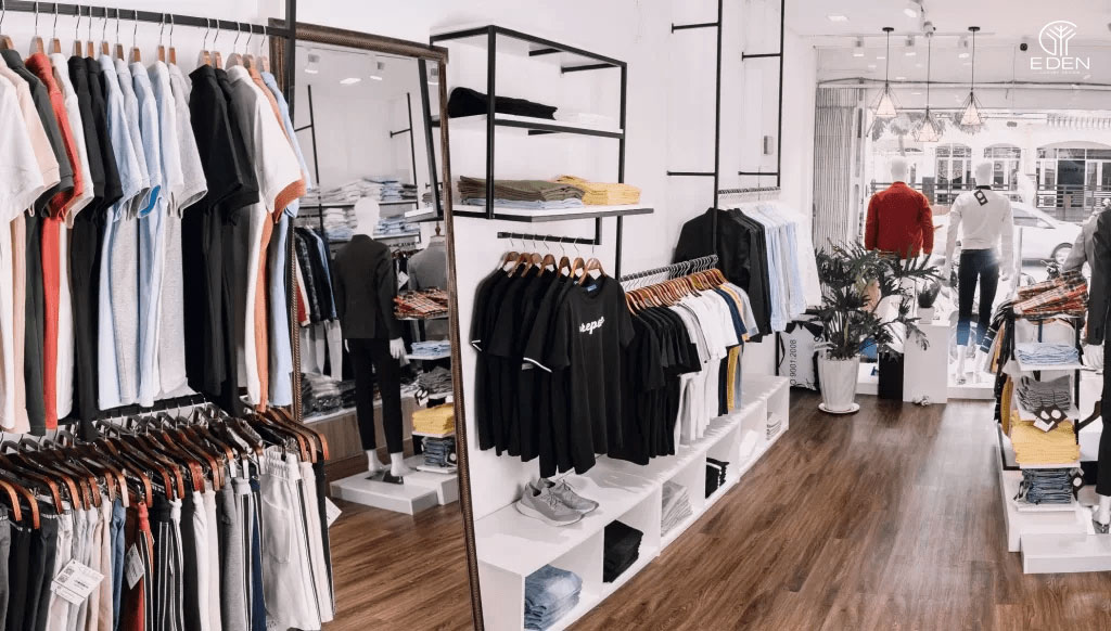 Shop thời trang nam phong cách đơn giản – Minimalism mẫu 1