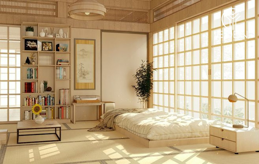 Phòng cách phòng ngủ không giường Hàn Quốc đang được yêu thích