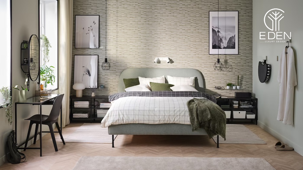Diện tích phòng ngủ tối thiểu với các kiểu trang trí nội thất tùy vào sở thích của gia chủ
