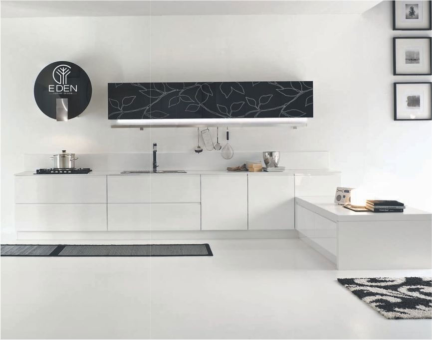 Mẫu thiết kế nhà bếp theo phong cách tối giản mẫu 12