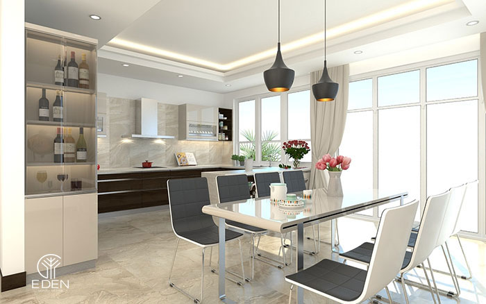 Thiết kế nội thất hiện đại dành cho nhà bếp ở biệt thự 2