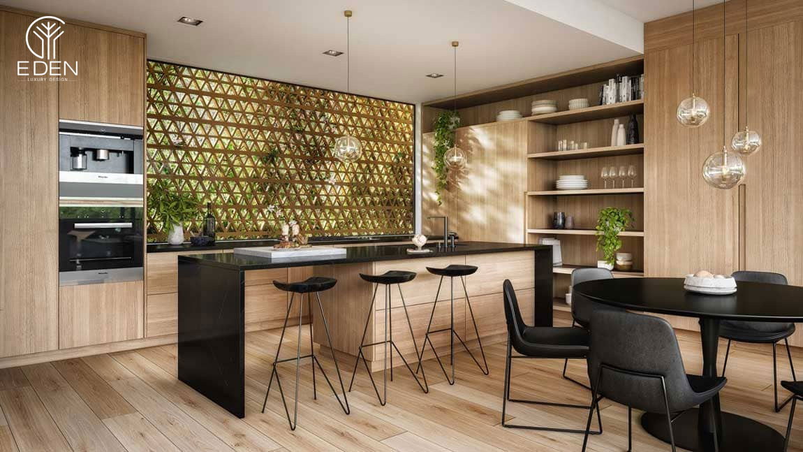 Phong cách thiết kế nội thất Luxury phòng bếp 3