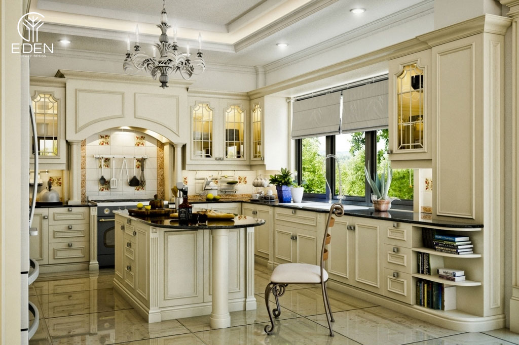 Phong cách thiết kế nội thất Luxury phòng bếp 9