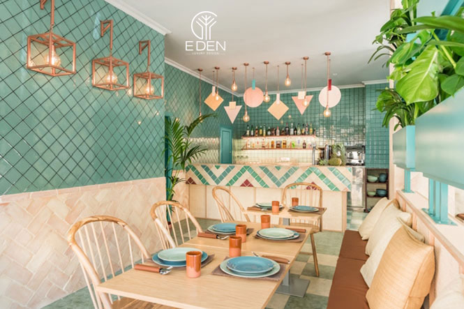 Phong cách thiết kế nội thất phong cách Tropical phòng bếp 4
