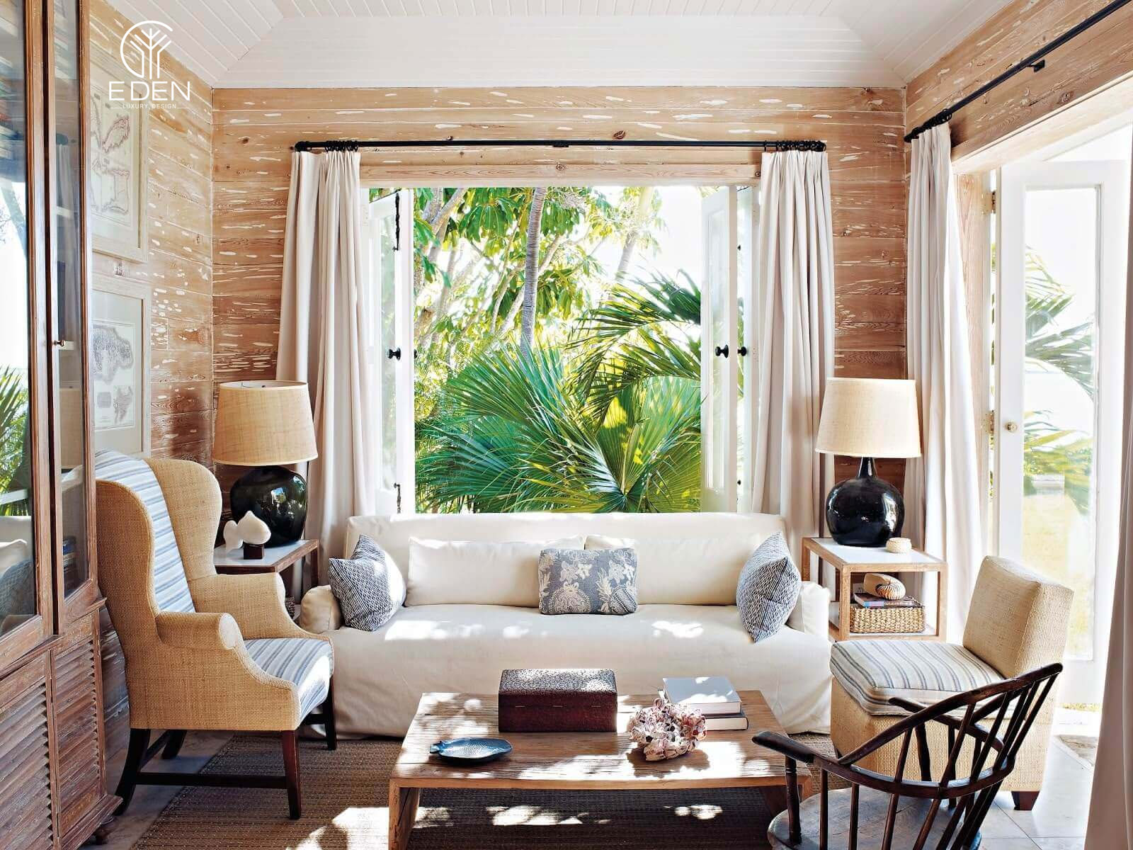 Phong cách thiết kế Tropical cho phòng khách 7