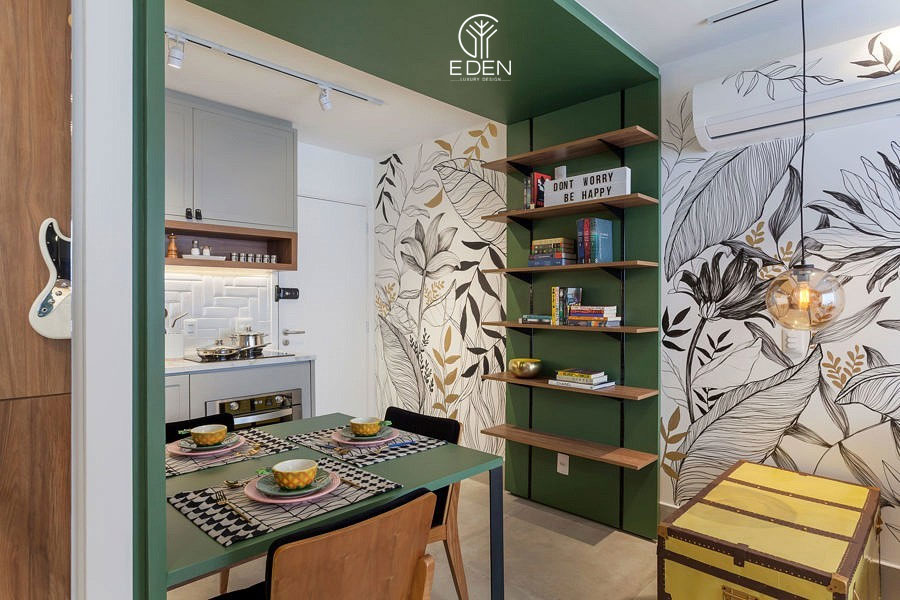Phong cách thiết kế nội thất phong cách Tropical phòng bếp 5