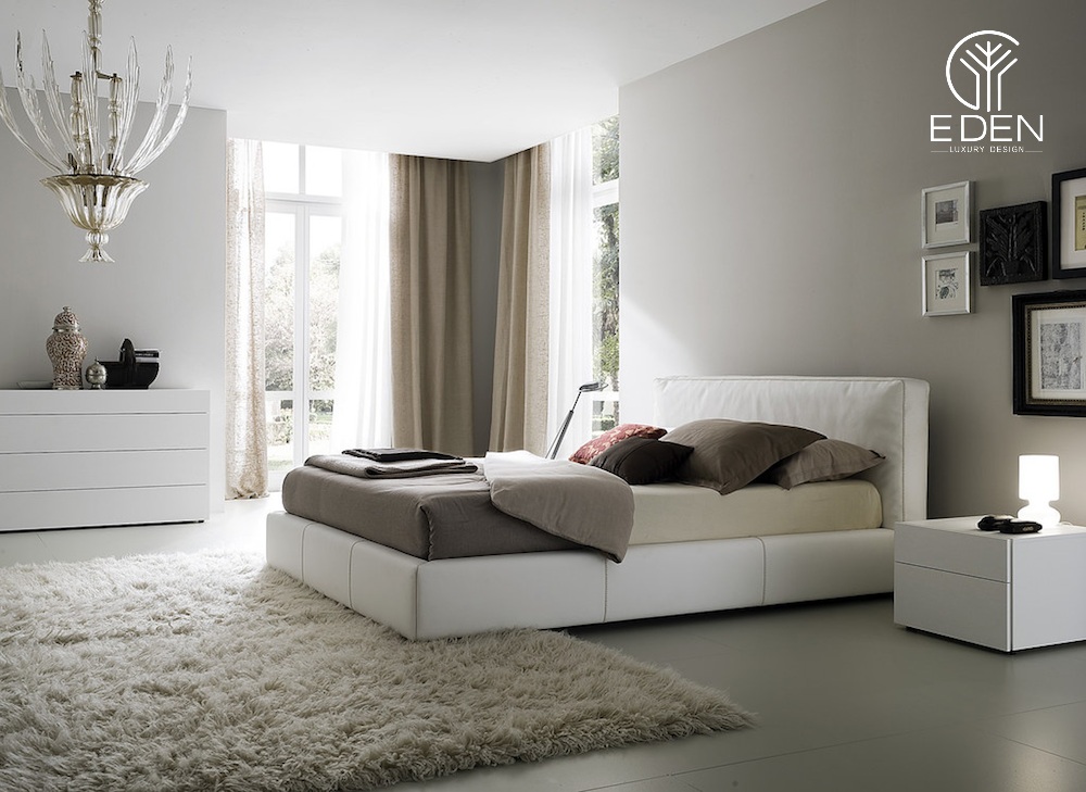 Phòng ngủ đơn giản, không trang trí nhiều nội thất vẫn mang được nét đẹp riêng