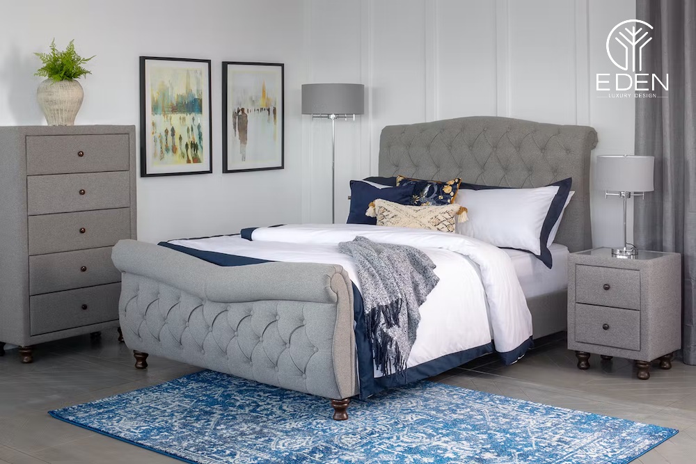 Những chiếc giường có thiết kế hoa văn sẽ vô cùng thu hút Song Tử