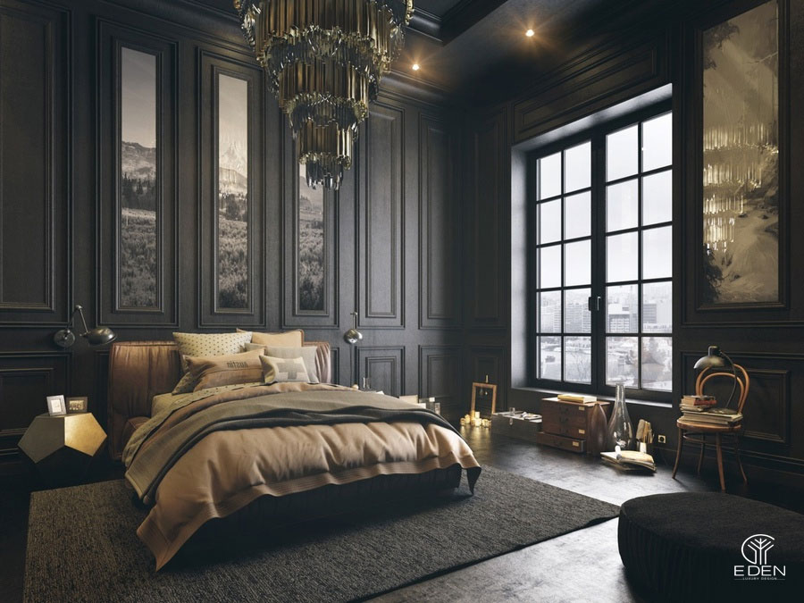 Mẫu thiết kế phòng ngủ màu đen đang là xu hướng 19