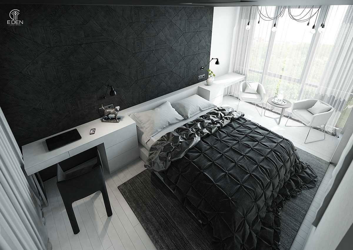 Mẫu thiết kế phòng ngủ màu đen đang là xu hướng 21