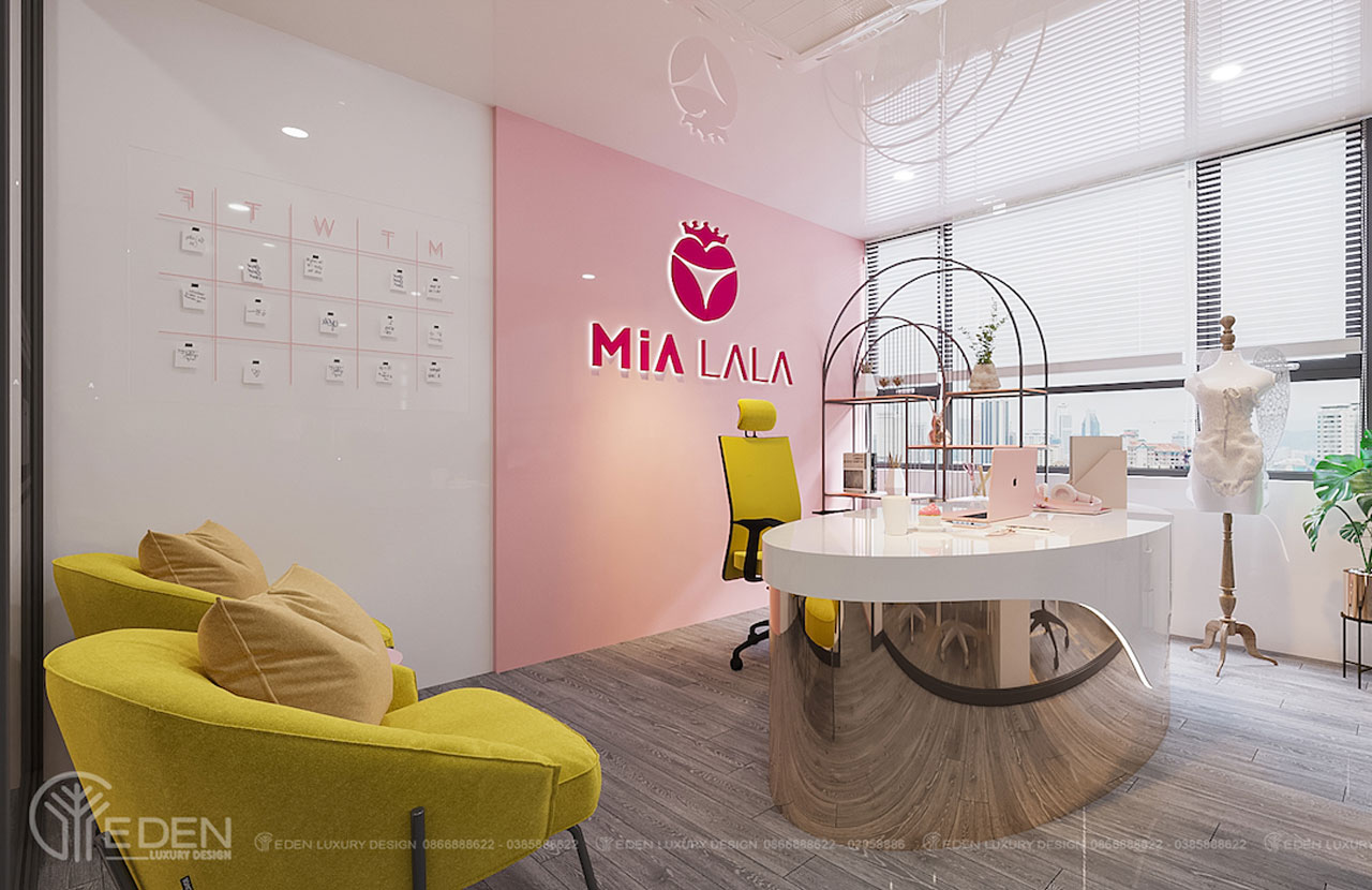 Thiết kế nội thất văn phòng thời trang Mialala – Hà Nội
