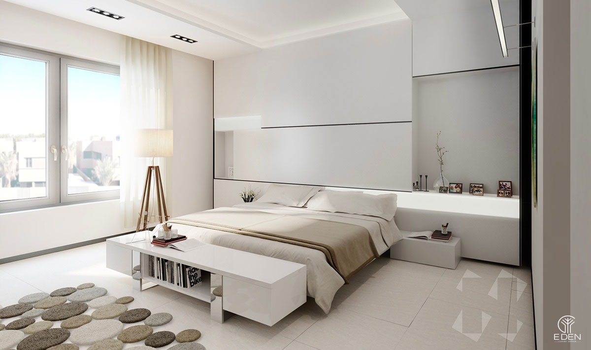 Thiết kế phòng ngủ 12m2 đẹp mắt theo xu hướng tối giản Minimalist mẫu 3