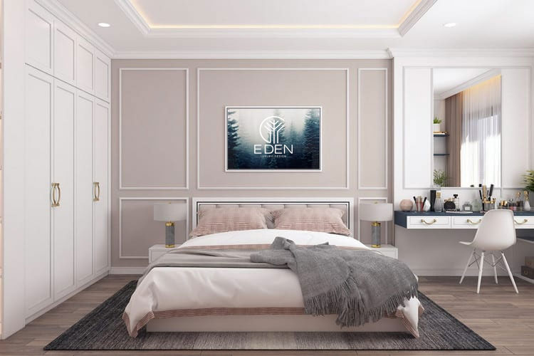 Phòng ngủ phong cách thiết kế nội thất Urban mẫu 2